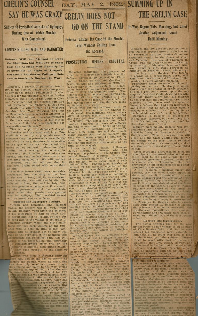          Flanagan Scrapbook: Crelin Murder Trail, page 29 picture number 1
   