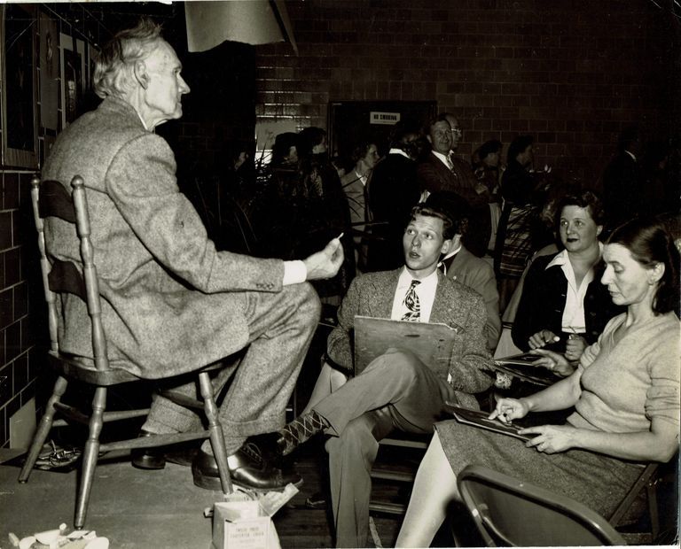          Millburn Art Center: Van Dearing Perrine at A Night in Bohemia, 1944 picture number 1
   