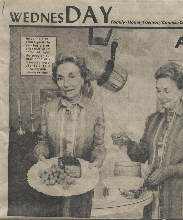         Belva Plain article in 1985 Star Ledger picture number 1
   
