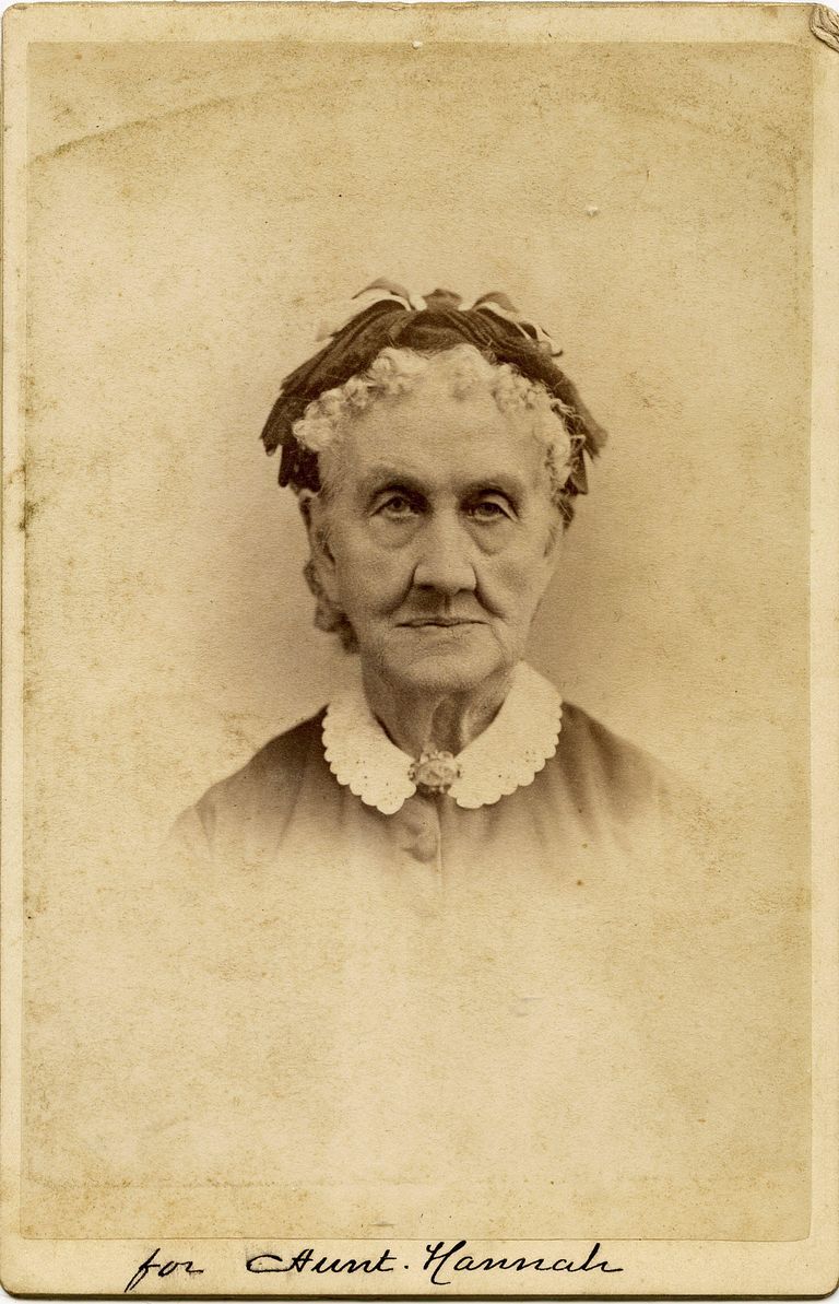          For Aunt Hannah-carte de visite of elderly woman picture number 1
   