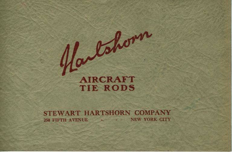          Hartshorn Air Craft Tie Rods Catalog picture number 1
   
