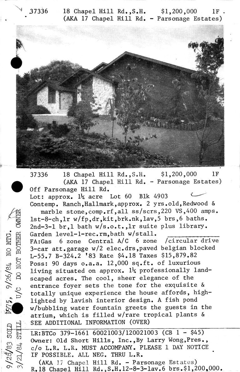          18 CHAPEL HILL ROAD picture number 1
   