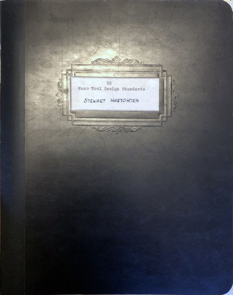          Hartshorn: Stewart Hartshorn Co. Waco Tool Design Standards picture number 1
   