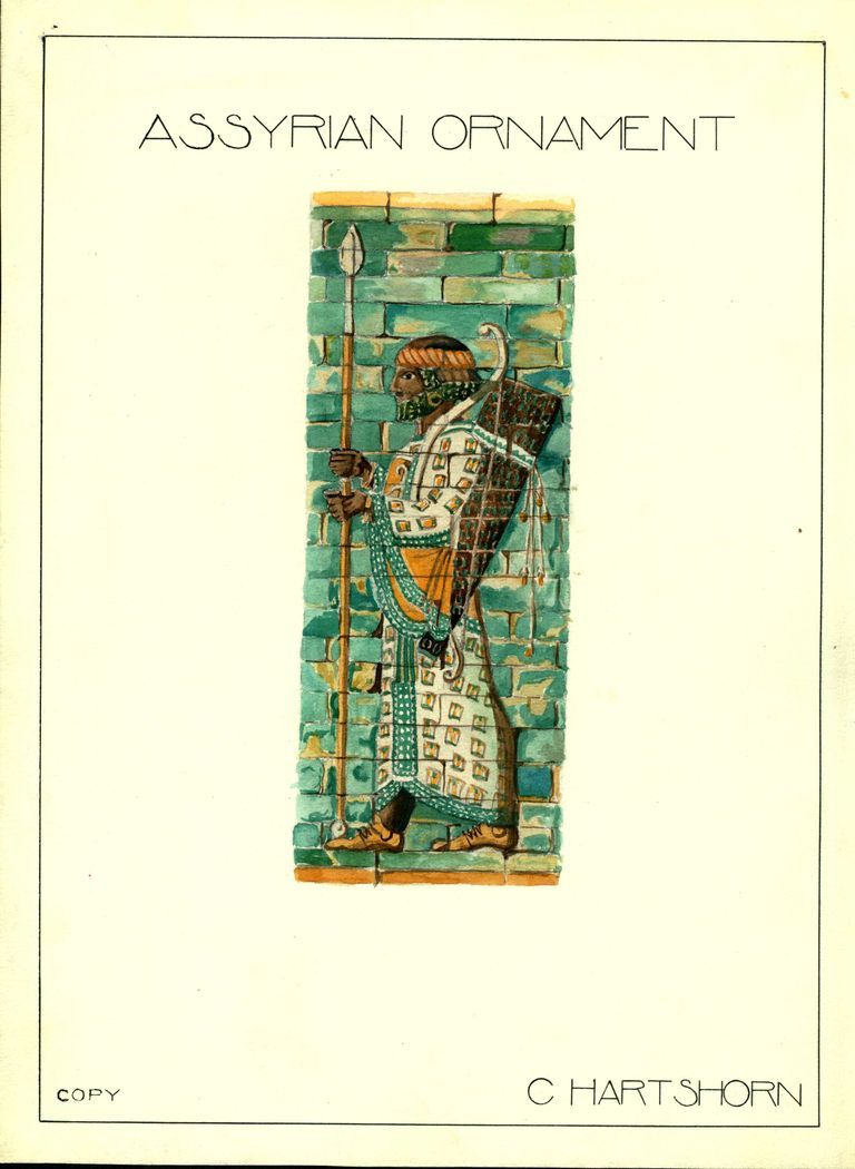          Hartshorn: Cora Hartshorn Assyrian Ornament Design picture number 1
   