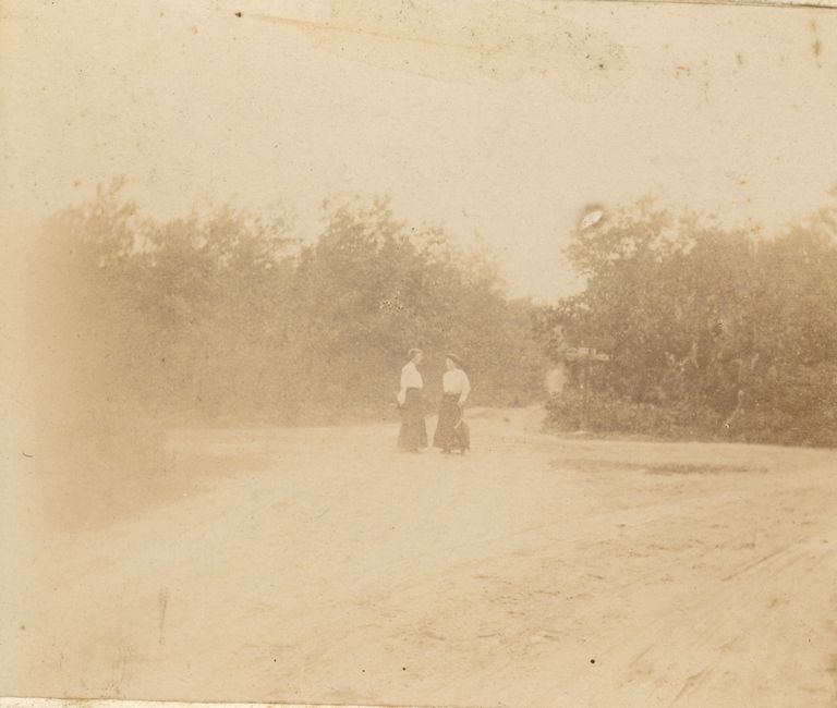          Bosworth: Unidentified People Standing By Rural Roads and with Bicycles picture number 1
   