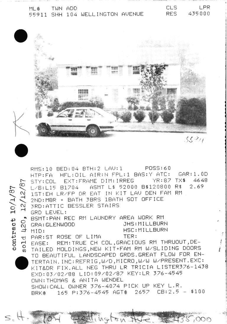          104 WELLINGTON AVENUE picture number 1
   