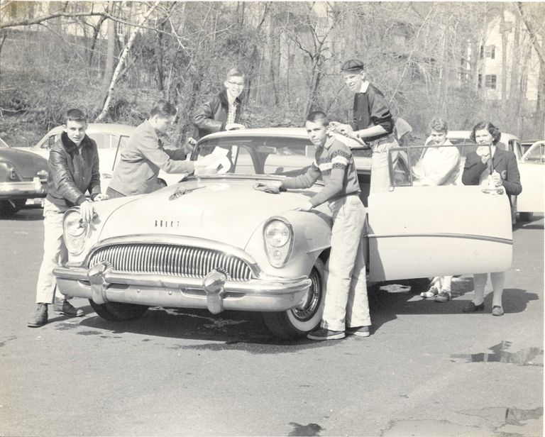          Joy: Ronald Joy and Classmates at MHS Car Wash, 1958-9 picture number 1
   