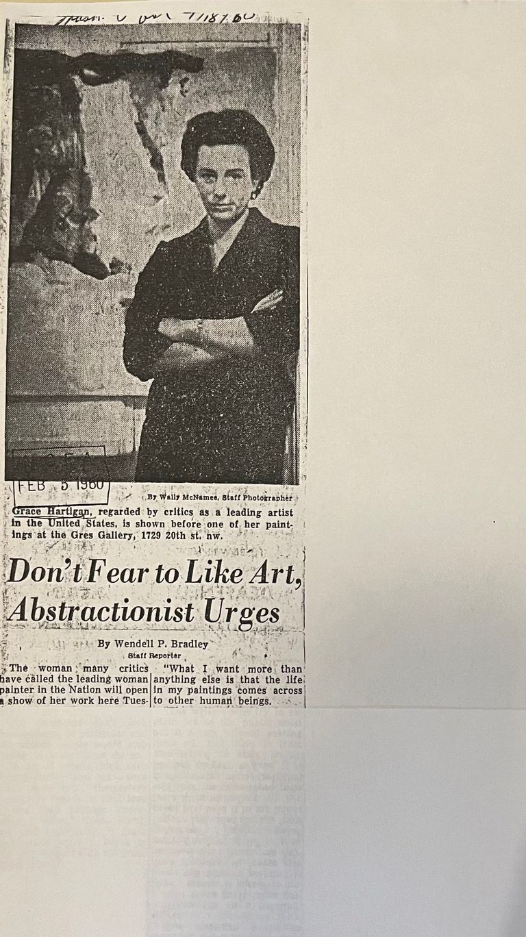          Hartigan: Grace Hartigan Article, 1960 picture number 1
   