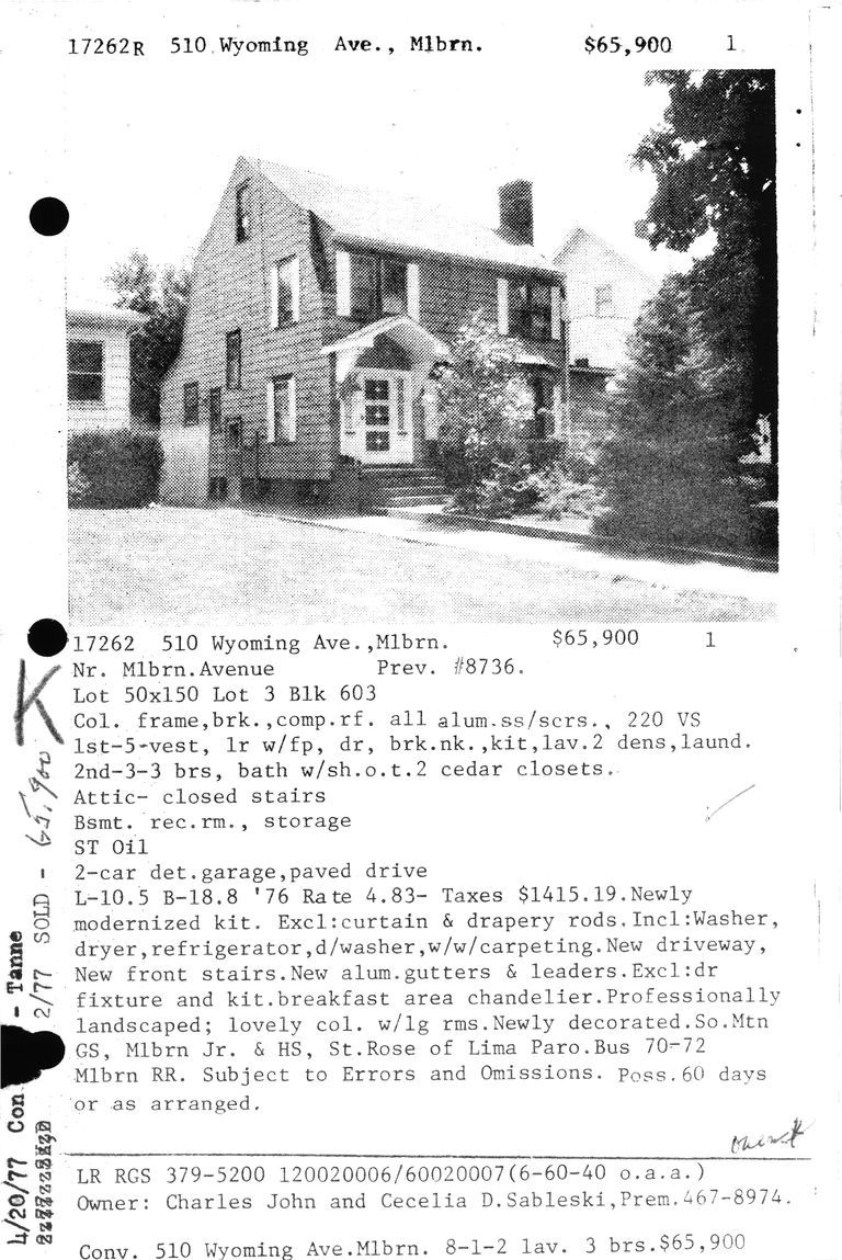          510-WYOMING-AVENUE picture number 1
   