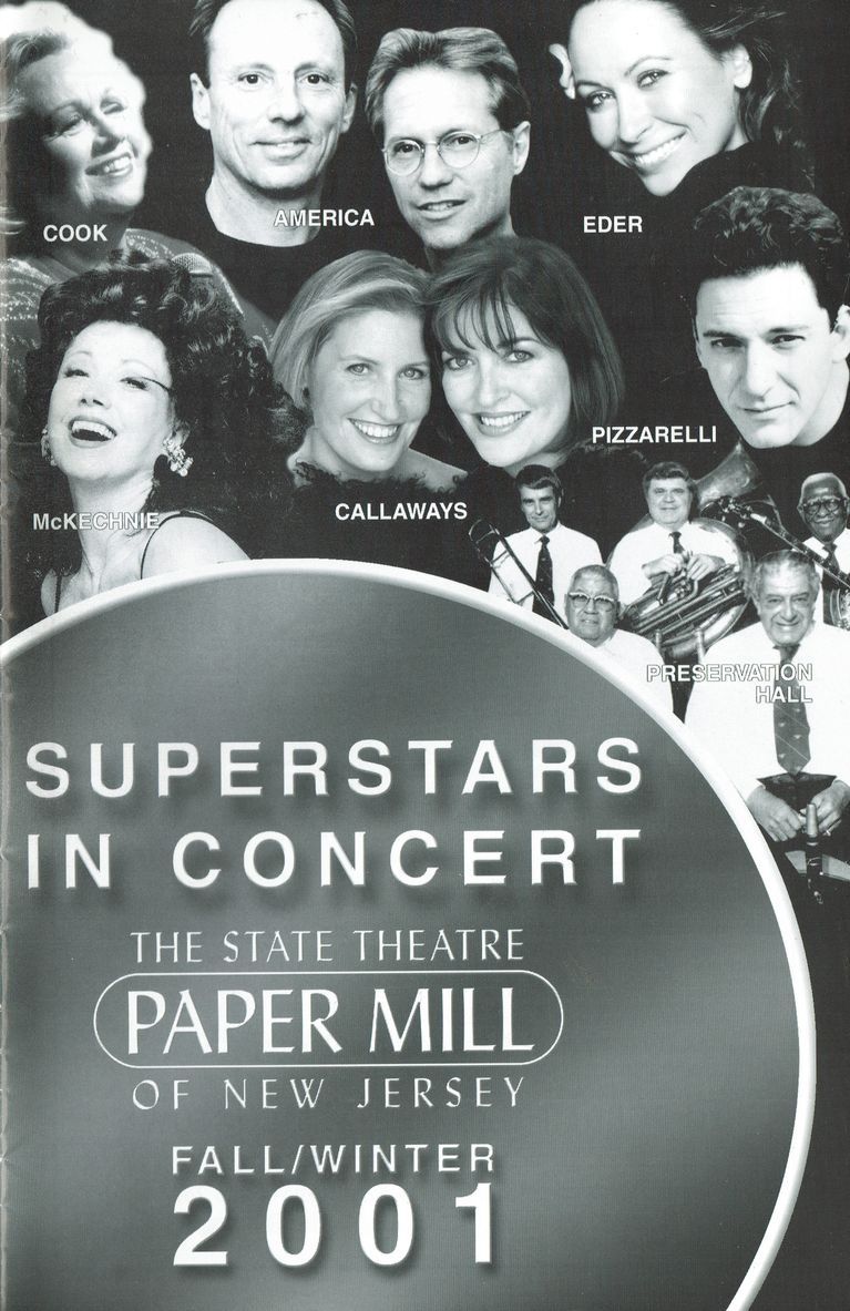          Paper Mill Playhouse Program: Superstars in Concert, 2001 picture number 1
   