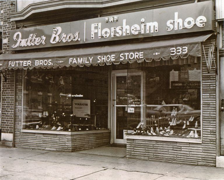          Exterior Futter Brothers Shoe Store-B&W Photograph picture number 1
   