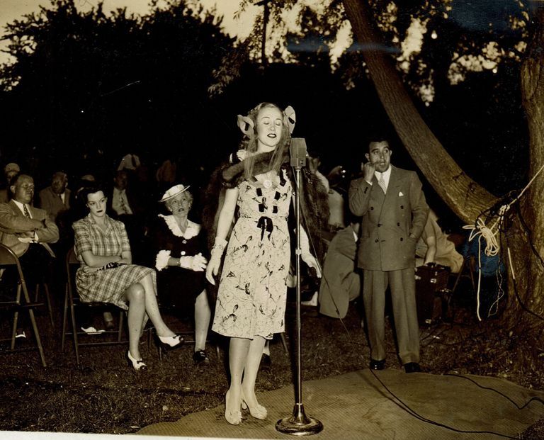          Millburn Art Center: Lucille Manners at Village Festival, 1944 picture number 1
   