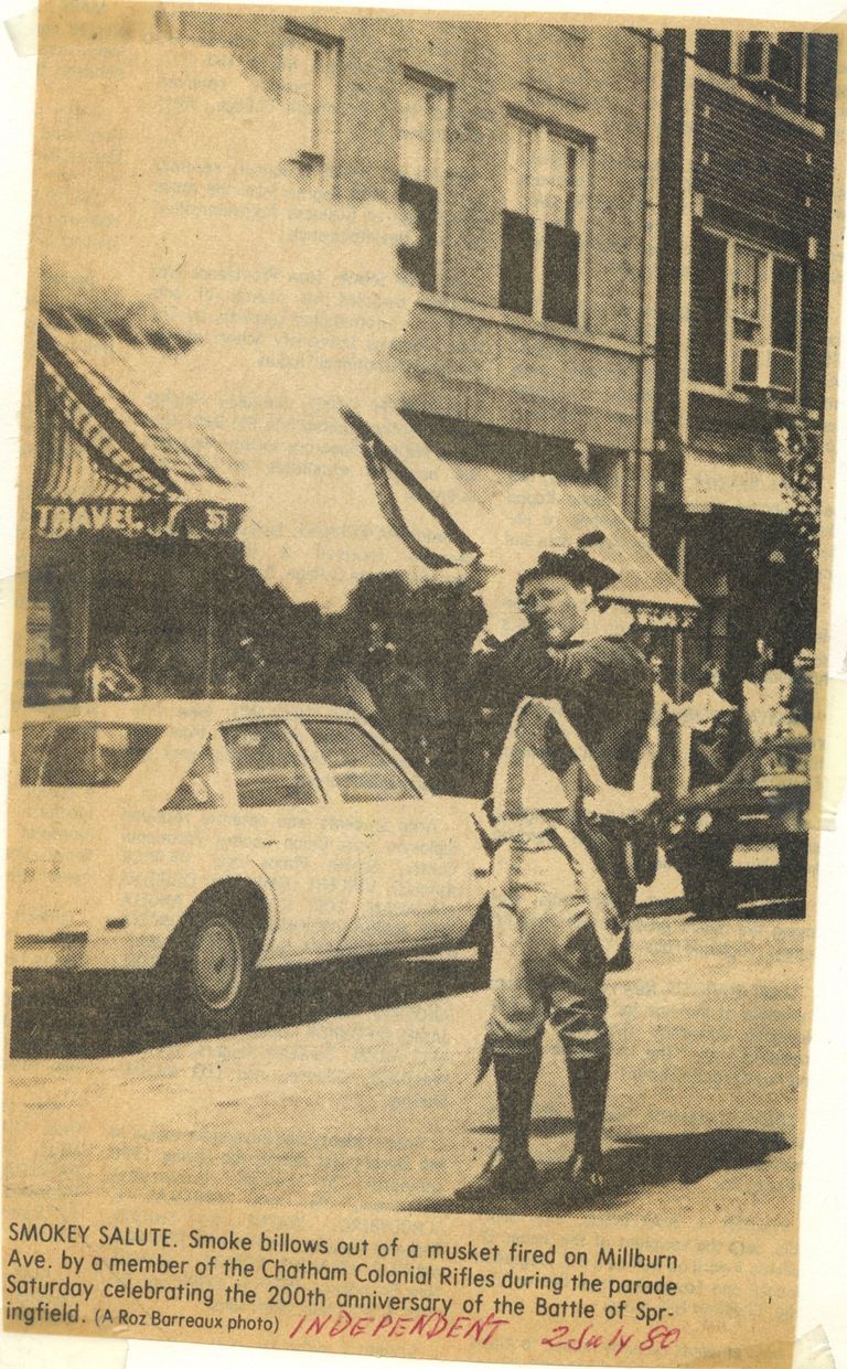          Battle of Springfield: Musket Fired at Bicentennial Celebration Parade, 1980 picture number 1
   