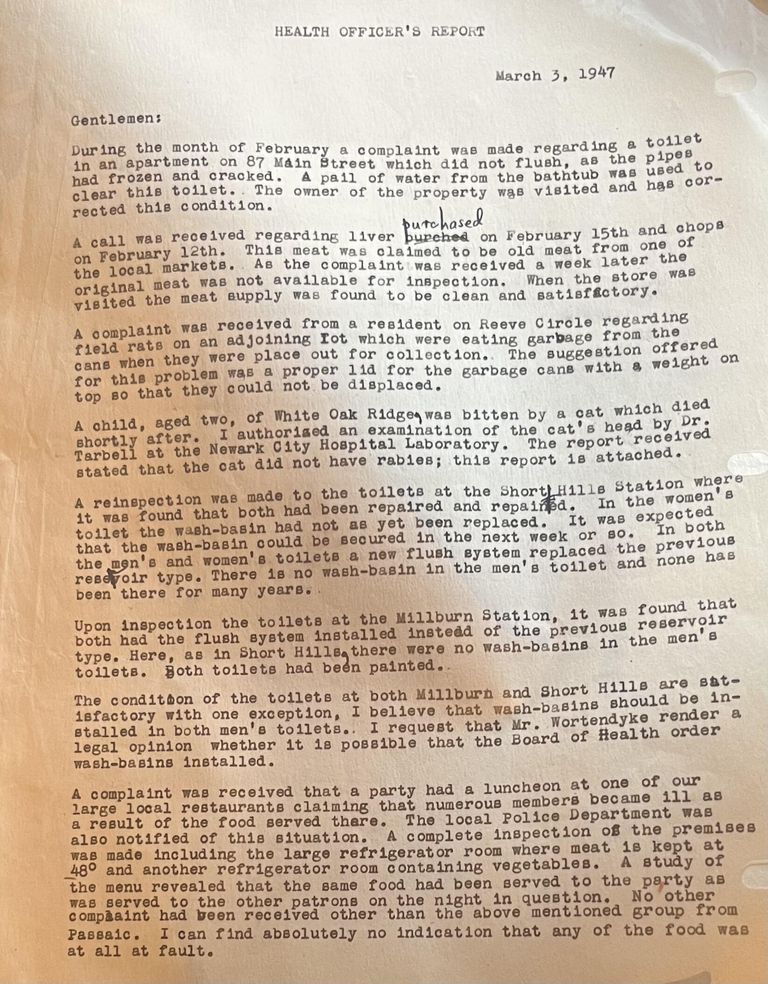          Macpherson: Health Officer's Report (March 3, 1947) picture number 1
   
