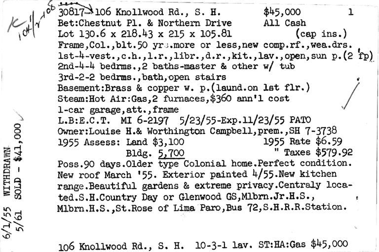          106 KNOLLWOOD ROAD picture number 1
   