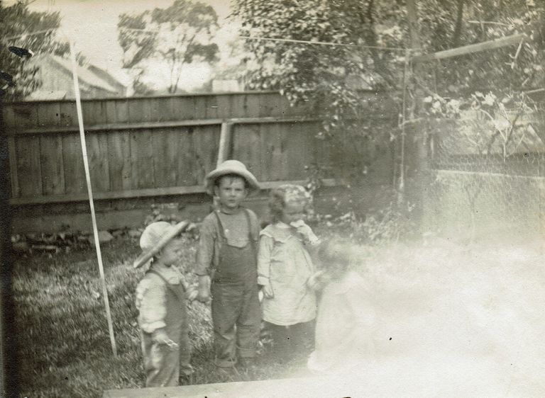          Marshall-Schmidt Album: Children in a Yard picture number 1
   