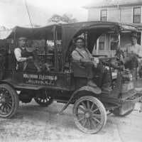          Millburn Electric Truck: Walker Wyckoff, Sam Woodruff and Louis Tompkins, c. 1920 picture number 1
   