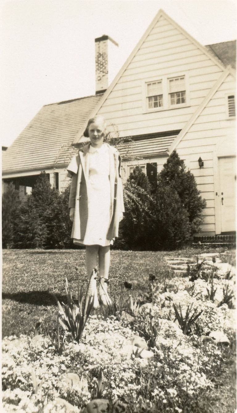          Faddis: Betty Faddis at 69 Whitney Road, c. 1930 picture number 1
   