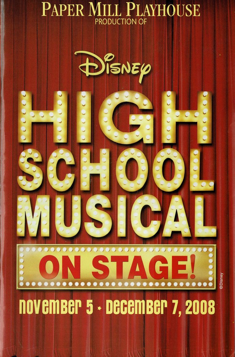          Paper Mill Playhouse Program: High School Musical, 2008 picture number 1
   
