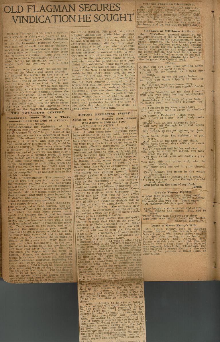          Flanagan Scrapbook: Michael Flanagan, John McCollum, Goff, page 10 picture number 1
   