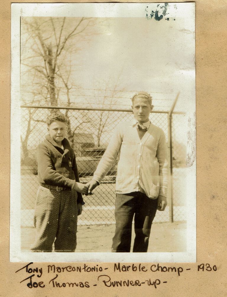          Recreation: Tony Marcontonio and Joe Thomas, 1930 Marble Champions picture number 1
   