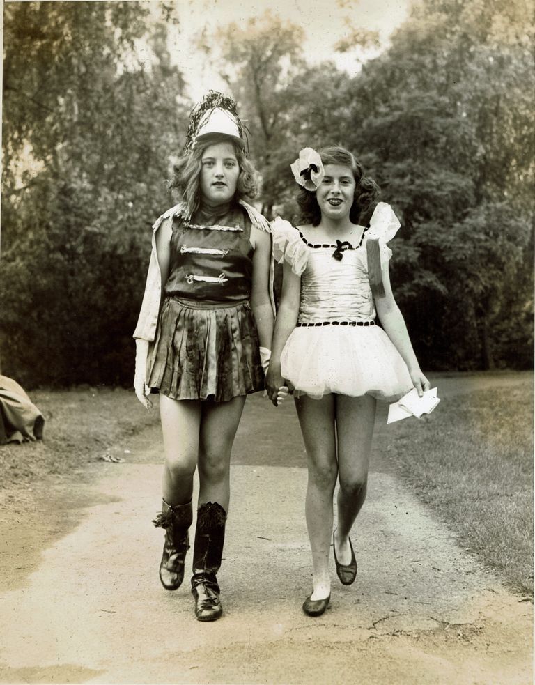          Millburn Art Center 1945 Scrapbook: Village Festival Costume Contest Prize Winners, 1945 picture number 1
   