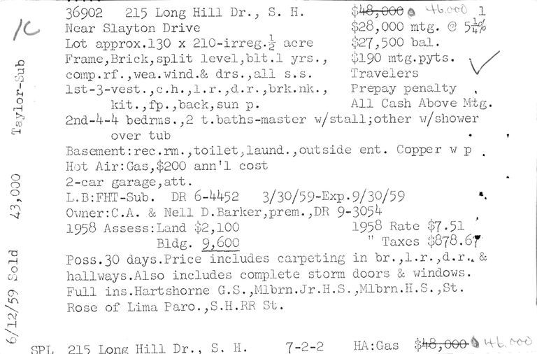          215 LONG HILL DRIVE picture number 1
   