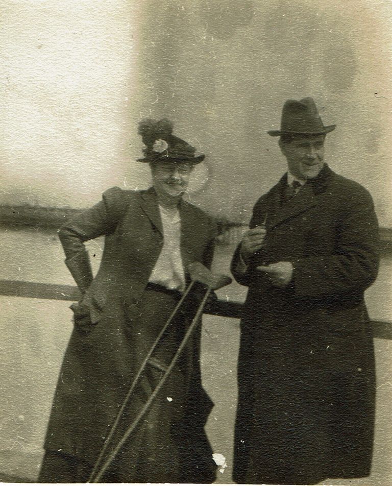          Brison: Emilie Benson Welsh with Unidentified Male, 1917 picture number 1
   