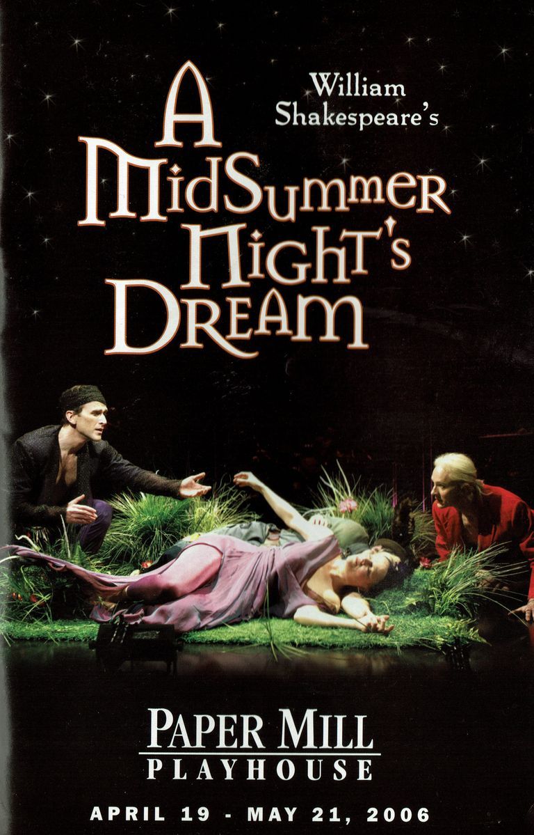          Paper Mill Playhouse Program: A Midsummer Night's Dream, 2006 picture number 1
   