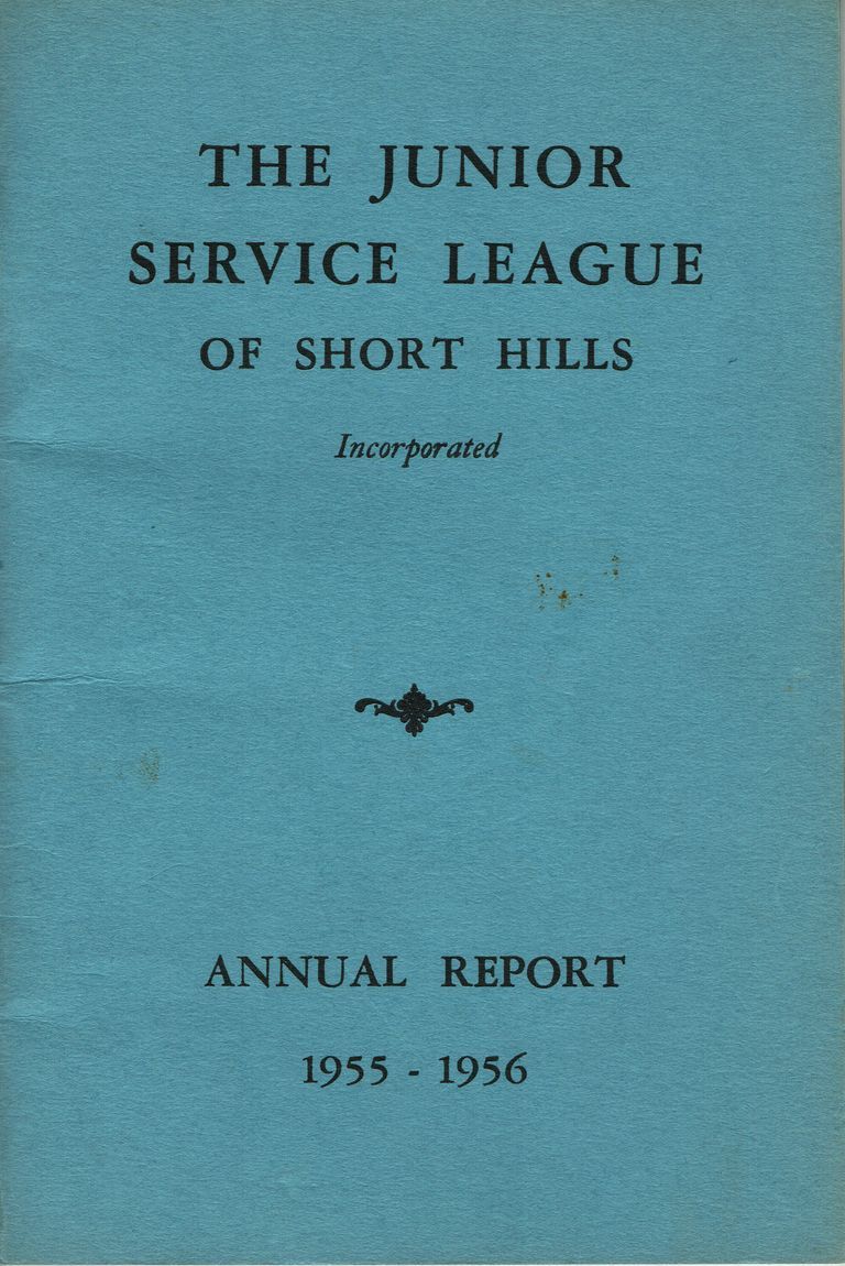          Junior Service League of Short Hills Annual Report, 1955-6 picture number 1
   