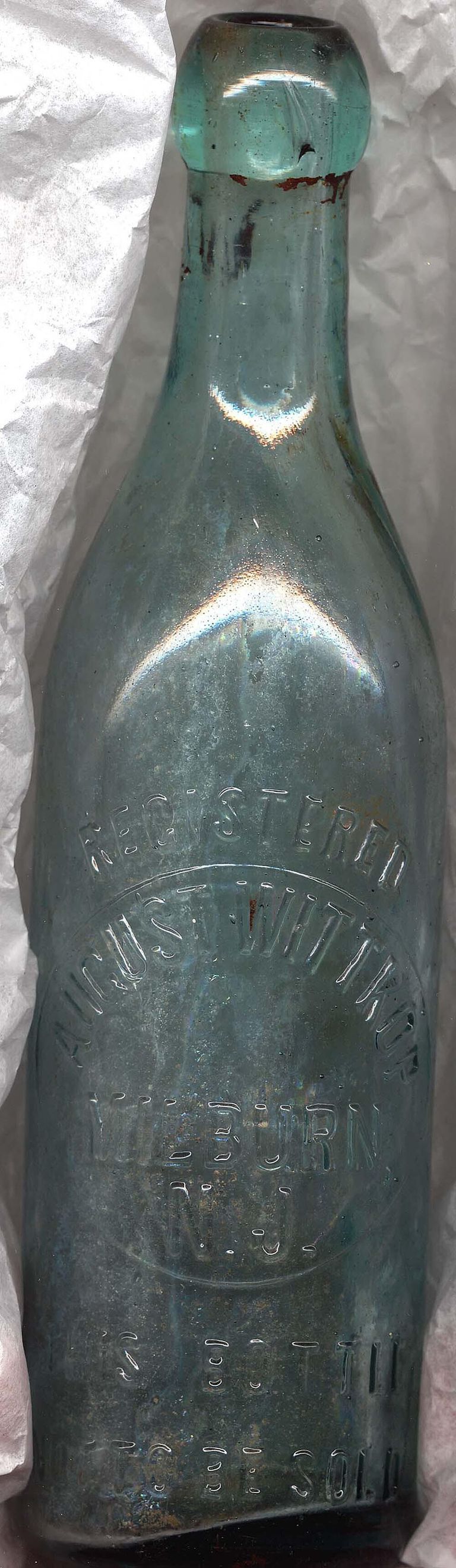 August Wittkop beer bottle, c. 1900 picture number 1