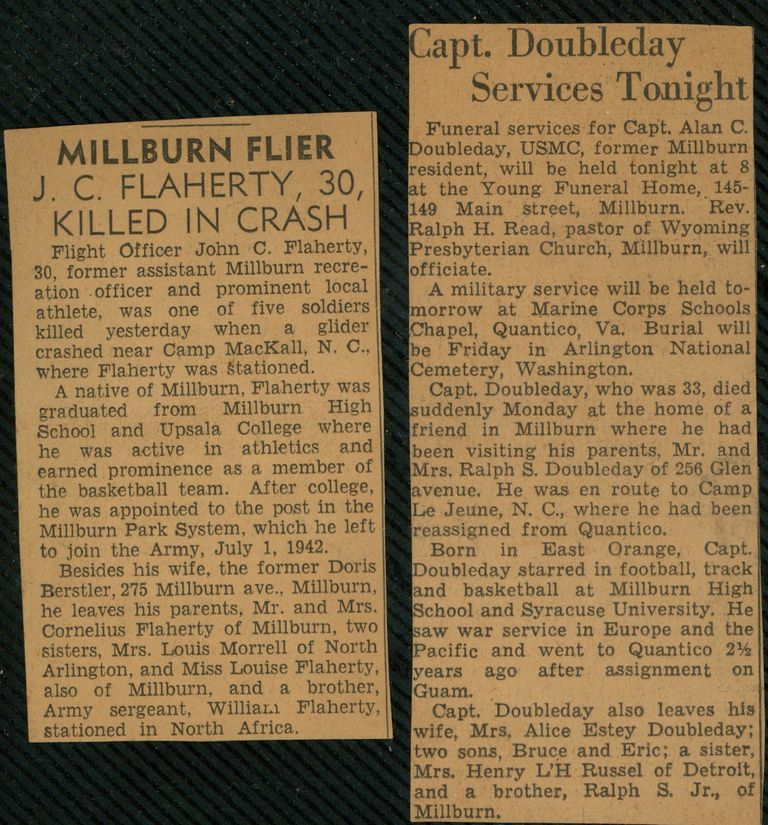          Gallitelli: World War II Newspaper Clippings: Flaherty, Doubleday picture number 1
   