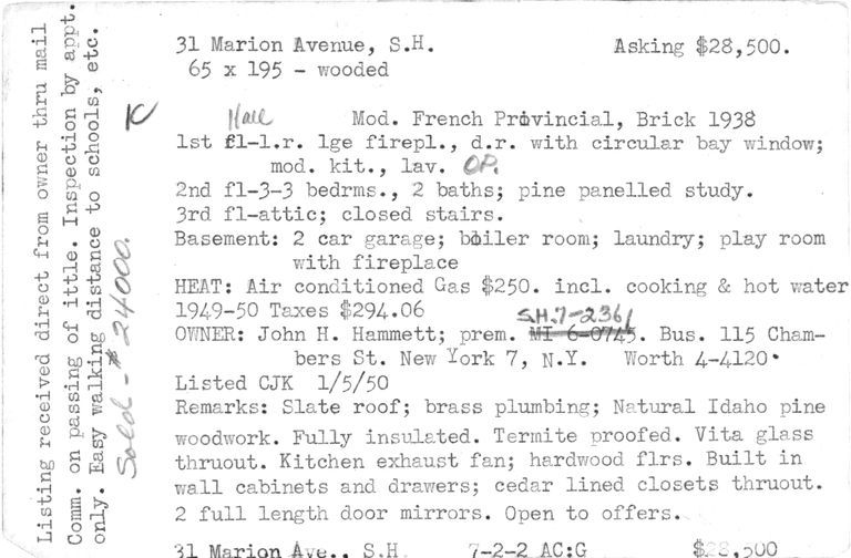          31-MARION-AVENUE picture number 1
   