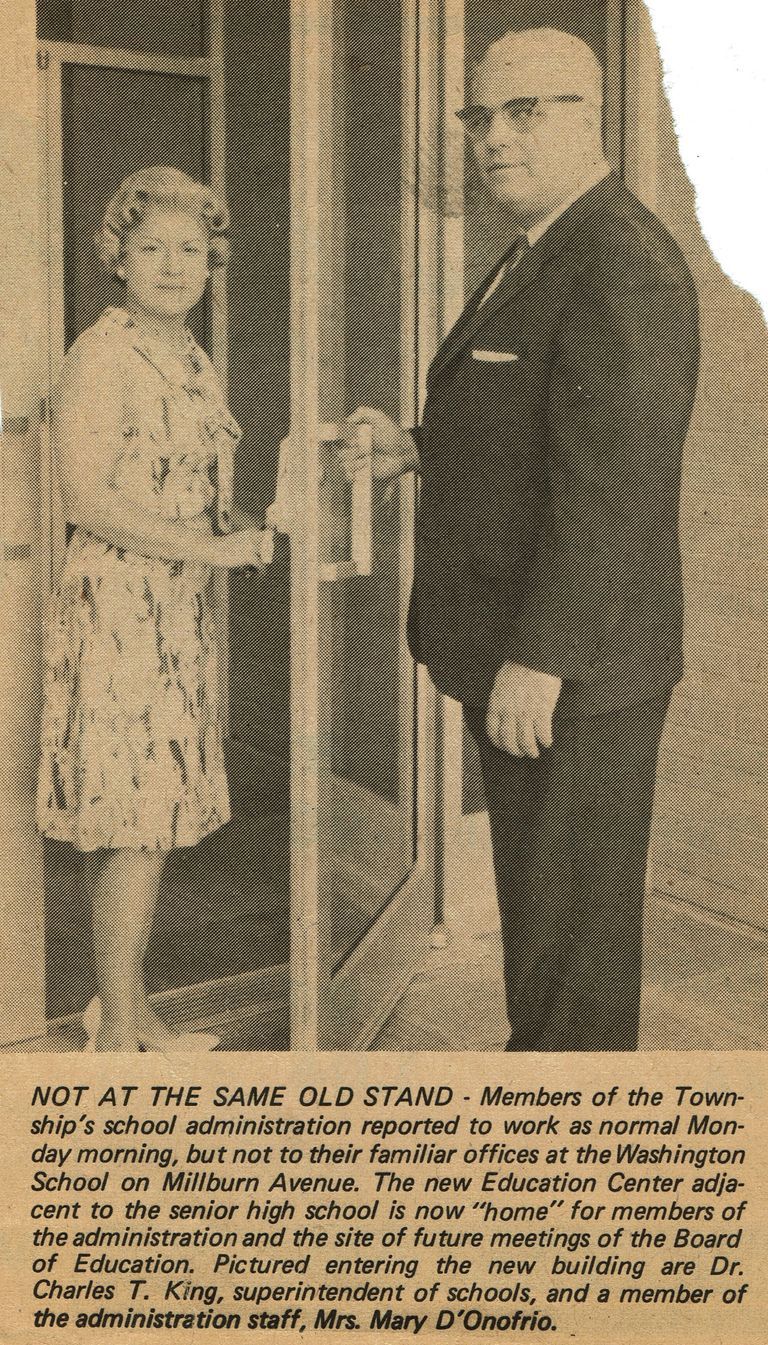          King: Charles T. King at Millburn Education Center Opening, 1968 picture number 1
   