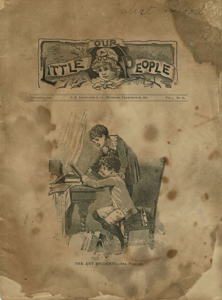          Blood: Our Little People, Periodical Belonging to Juliet Blood, 1893 picture number 1
   