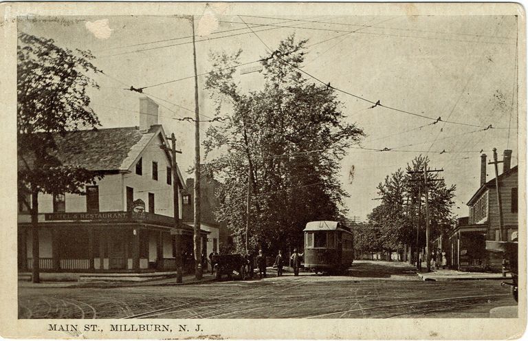          Main Street: Main Street from Millburn Avenue with Trolley picture number 1
   