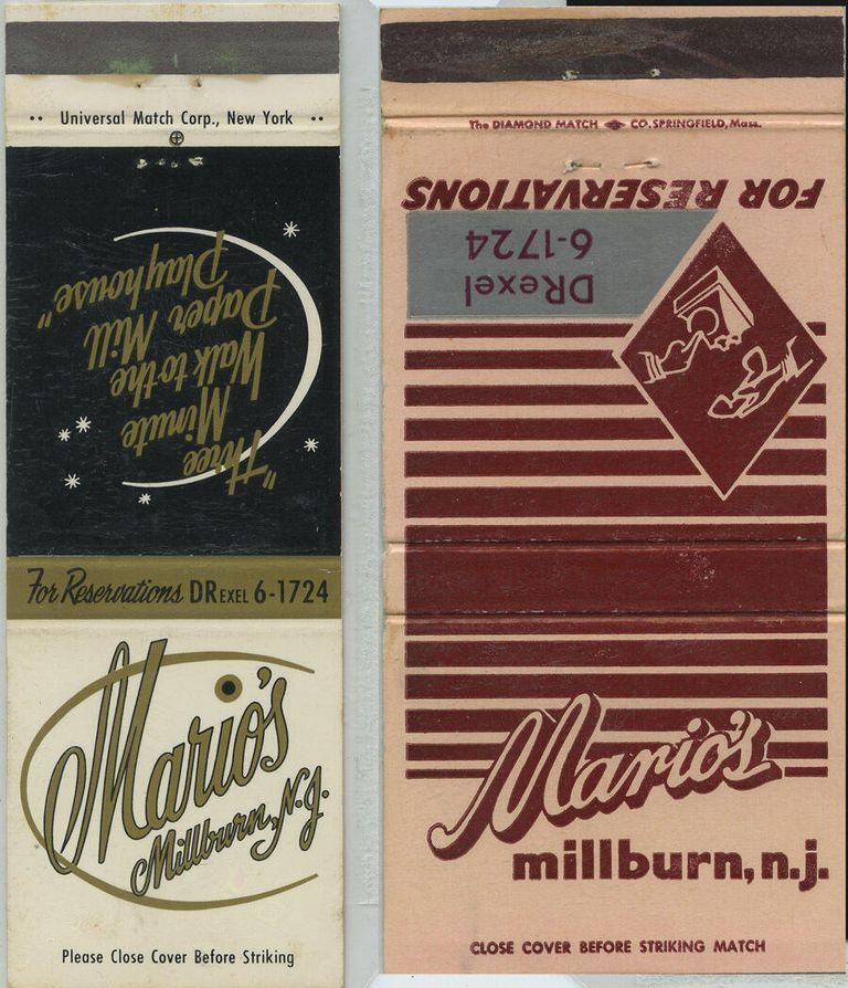          Mario's Restaurant Matchbook Covers picture number 1
   