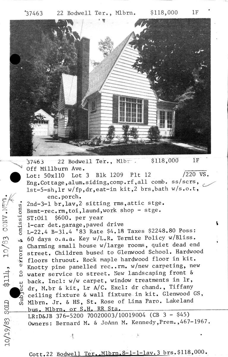          22 BODWELL TERRACE picture number 1
   