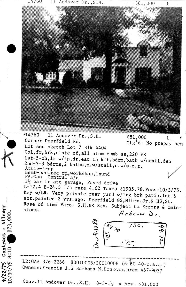          11 ANDOVER DRIVE picture number 1
   