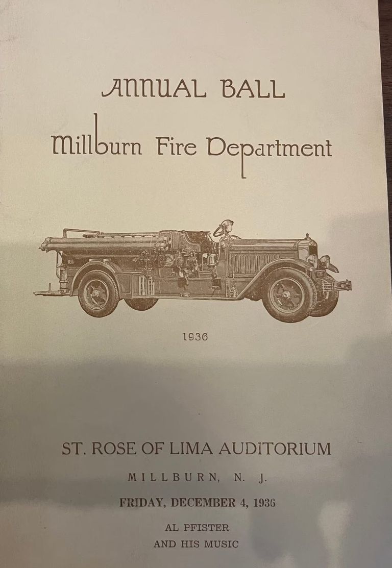          Fire Department: Fire Department Annual Ball Program, 1936 picture number 1
   