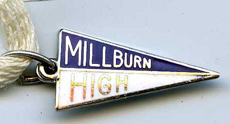          Millburn High School: Sterling Silver Charm picture number 1
   
