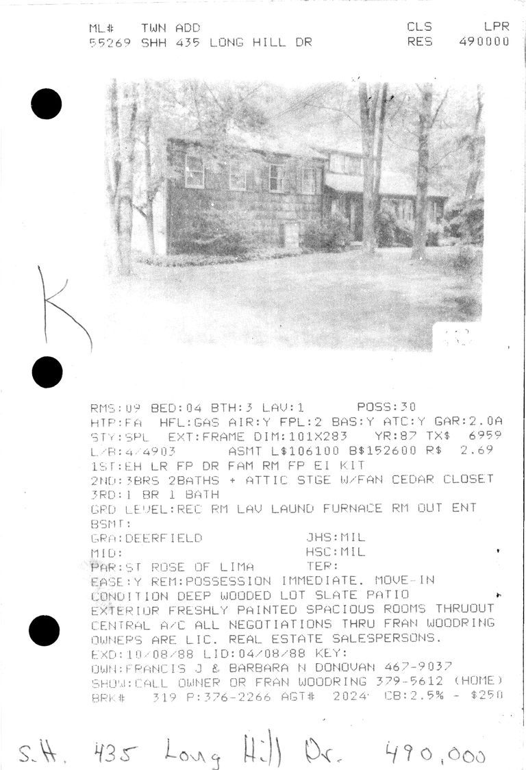          435 LONG HILL DRIVE picture number 1
   