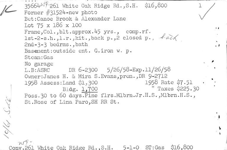          261-WHITE-OAK-RIDGE-ROAD picture number 1
   