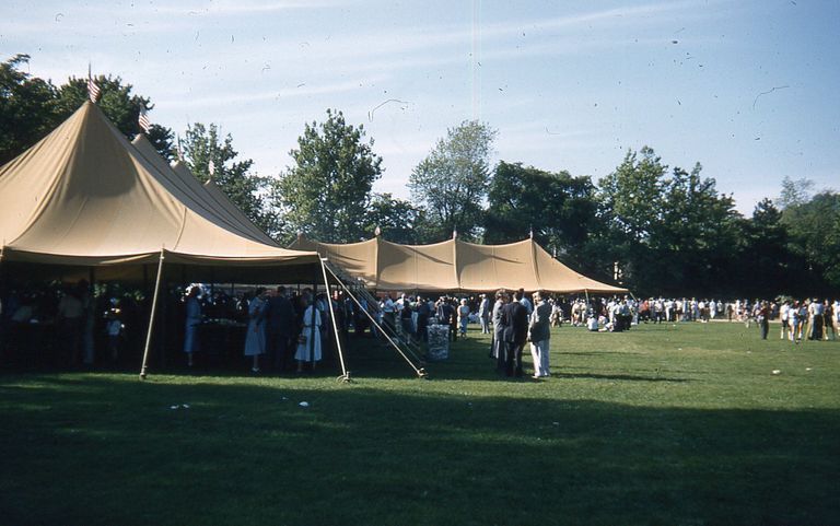          Centennial Parade: Tents in Taylor Park, 1957 picture number 1
   