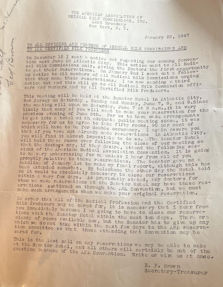          Macpherson Letter from the American Association of Medical Milk Commissions, Inc. picture number 1
   