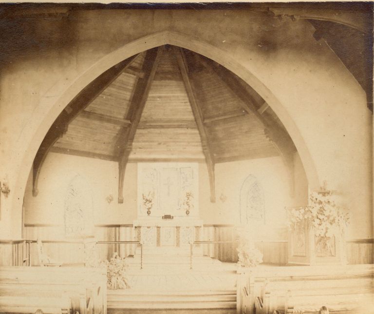          Christ Church: View of Original Altar, c. 1884-1915 picture number 1
   