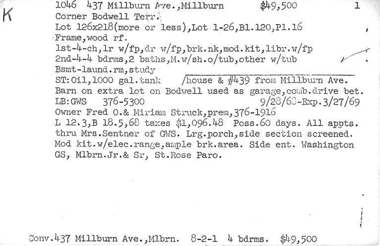          437-MILLBURN-AVENUE picture number 1
   