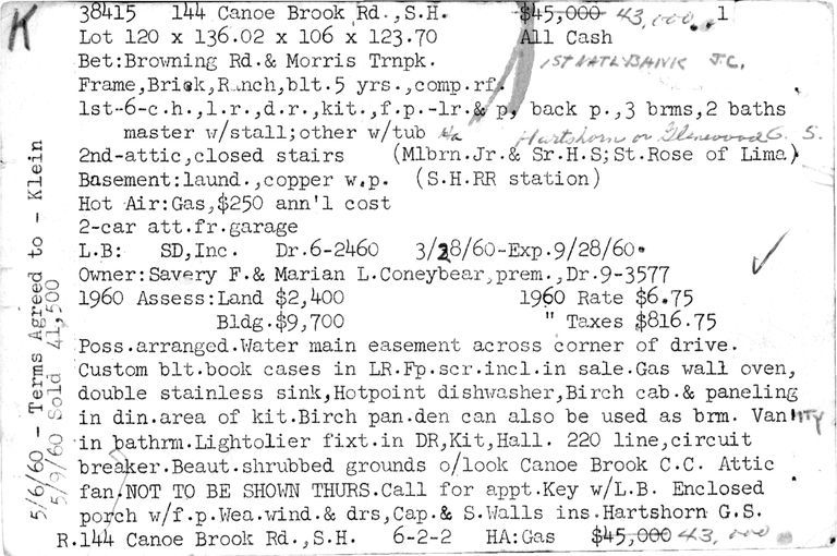          144 CANOE BROOK ROAD picture number 1
   