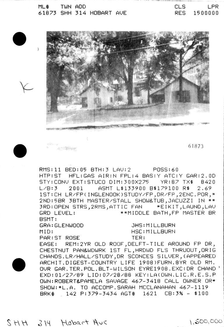          314 HOBART AVENUE picture number 1
   