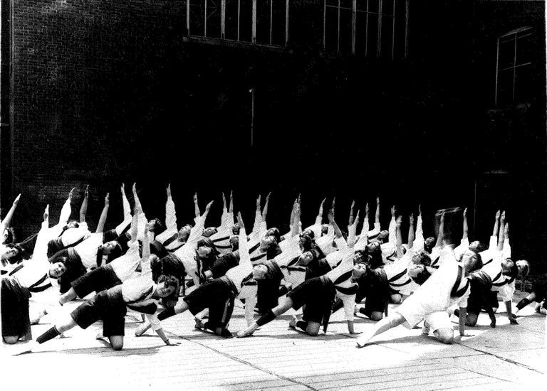          Girls Outdoor Gymnastics Class, 1930s picture number 1
   